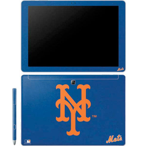 MLB New York Mets - Solid Distressed Galaxy Book 12in Skin